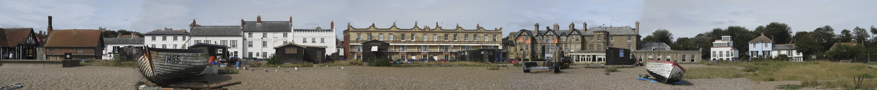 Aldeburgh Seafront from the Moot Hall to the Wentworth